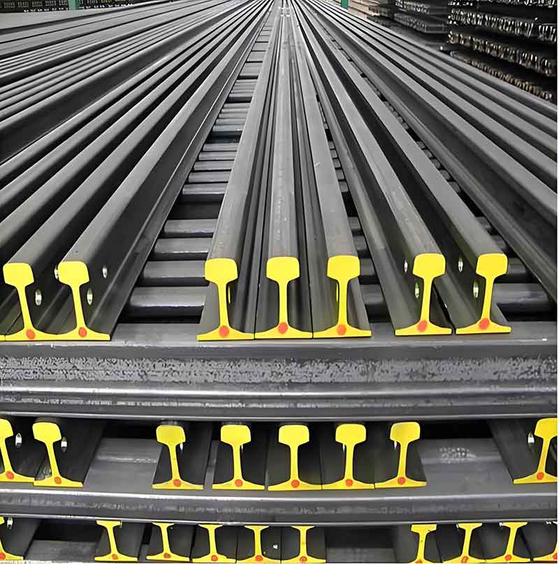 Rails with clips and pads