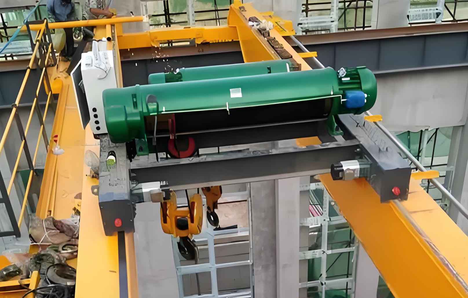 Crab trolley hoist application example